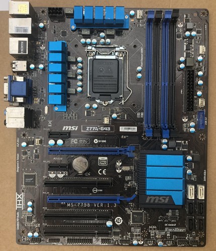 Msi mainboard z77a - mainboard, g43
